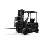 Svart Ravell EF30 eltruck 3 ton med gafflar