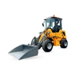 Gul Euroloader L20 hjullastare 3.4 ton uppställd