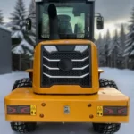 Euroloader L30T hjullastare bakifrån med stor skopa