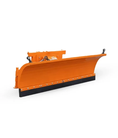 Orange hydrauliskt FK snöblad Trima 2.2m med fjädrande gummiskär