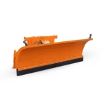 Orange hydrauliskt FK snöblad Trima 2.6m med LED-belysning