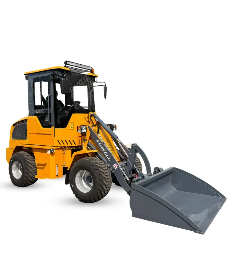Ravell L25 hjullastare med 1 600 kg lastkapacitet