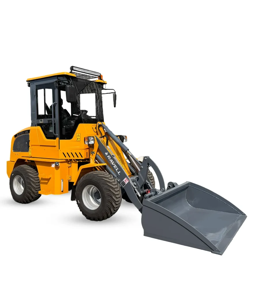 Ravell L25 hjullastare med 1 600 kg lastkapacitet